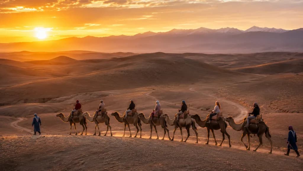 Désert Agafay · sunset à Marrakech — expérience privée Désert — KingKech